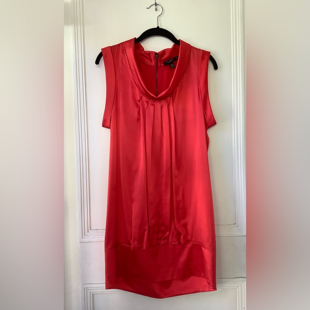 Red Cocktail Dress by Ted Baker